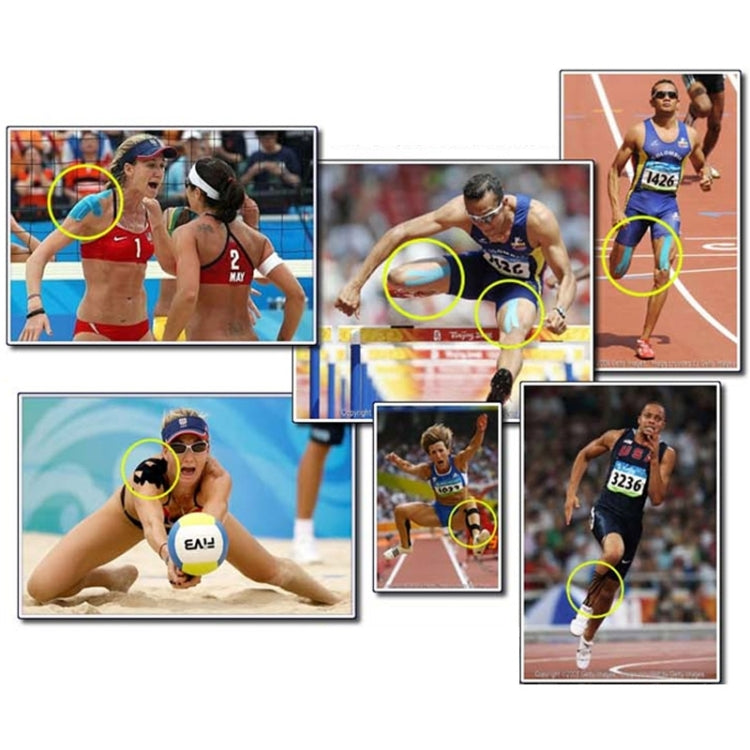 5M wasserdichtes Sporttape Sportmuskeln Pflege Therapeutisches Verband, Breite: 5cm, Größe: 5mx5cm, Größe: 5m x 5cm Lila