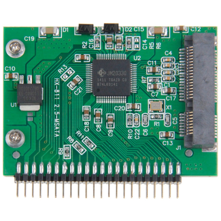 mSATA Mini PCI-E SSD weiblich zu 5V 2,5 Zoll 44 Pin IDE männlich Konverterkarte, 5V
