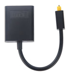EMK Digital Toslink Glasfaser Audio-Splitter 1 zu 2 Kabeladapter für DVD-Player, 1 zu 2