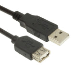 USB 2.0 AM zu AF Verlängerungskabel, Länge: 1,5m, Länge: 1,5m