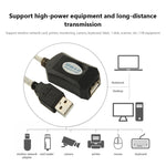 USB 2.0 Verlängerungskabel, Länge: 5M, Verlängerungskabel, Länge: 5m