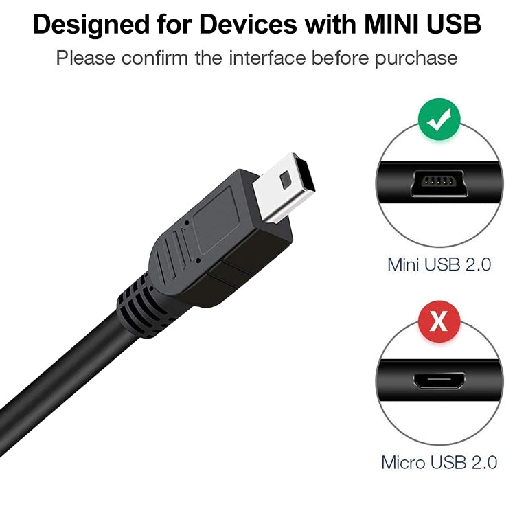 USB 2.0 AM zu Mini 5-pol USB-Kabel, Länge: 1,5m, USB 2.0 AM zu Mini 5-pol