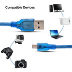 USB 2.0 AM zu Mini 5-pol USB-Kabel, Länge: 30,5cm