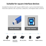 USB 3.0 A Stecker zu B Stecker Verlängerungs- / Datenübertragungs- / Druckerkabel, Länge: 5m, Länge: 1,5m