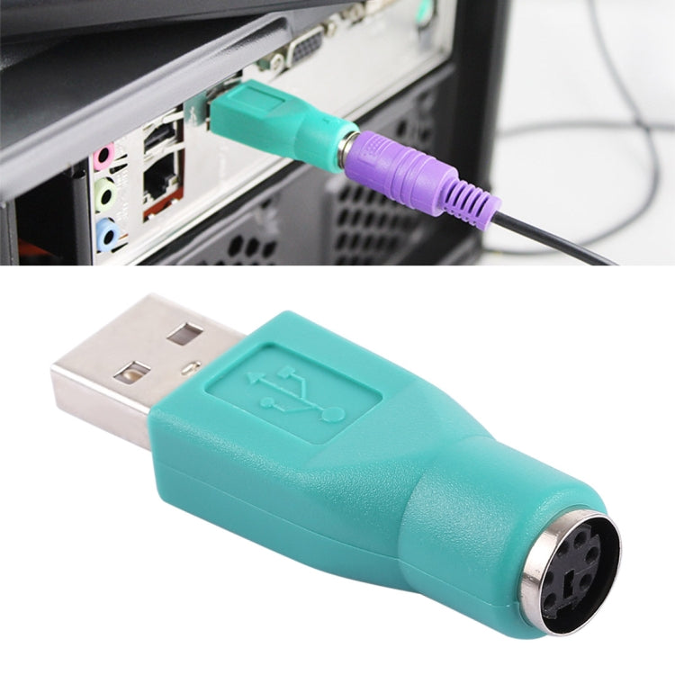 USB A Stecker zu mini DIN6 Buchse Adapter (PS/2 zu USB), PS/2 Buchse zu USB Stecker