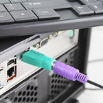 USB A Stecker zu mini DIN6 Buchse Adapter (PS/2 zu USB), PS/2 Buchse zu USB Stecker