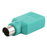 USB A Buchse zu mini DIN6 Stecker Adapter (USB zu PS/2), USB Buchse zu PS/2 Stecker