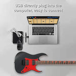 USB-Gitarren-Verbindungskabel für PC-/Mac-Aufnahmen, USB-Gitarren-Verbindungskabel (Schwarz), USB-Gitarren-Verbindungskabel (Weiß)
