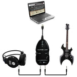 USB-Gitarren-Verbindungskabel für PC-/Mac-Aufnahmen, USB-Gitarren-Verbindungskabel (Schwarz), USB-Gitarren-Verbindungskabel (Weiß)