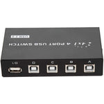 FENGJIE FJ-IA4B-C 4-Port Hochgeschwindigkeits USB 2.0 Tastendruck-Umschalter Share Switch Box für PC Computer Scanner Drucker, FENGJIE FJ-IA4B-C