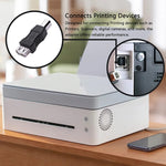 USB 2.0 A Buchse zu B Stecker Adapterverbinder AF zu BM Konverter für Drucker