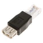 RJ45 Stecker zu USB AF Adapter