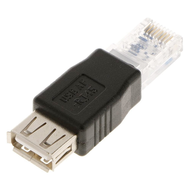 RJ45 Stecker zu USB AF Adapter