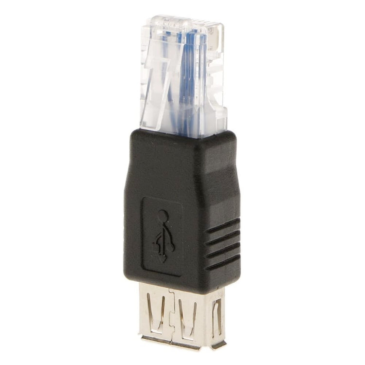 RJ45 Stecker zu USB AF Adapter