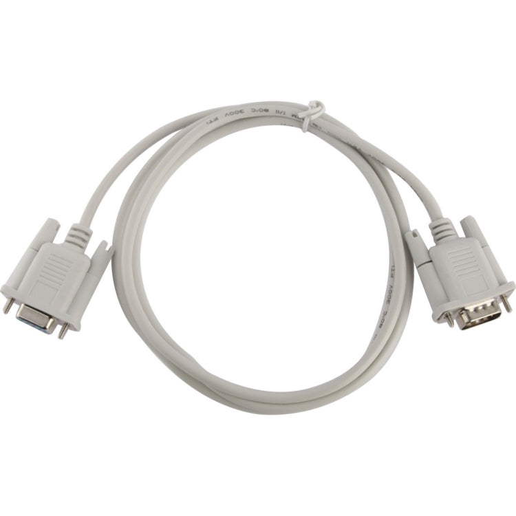 DB9 Stecker zu Buchse RS232 9-poliges Serielles Verlängerungskabel, Länge: 1,5m, RS232 Stecker zu Stecker