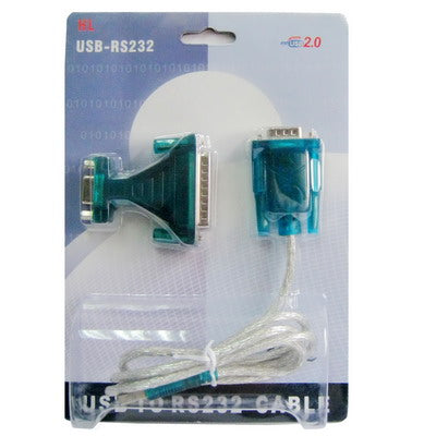 USB zu RS232 9-poliges Stecker-Kabel & RS232 9-polige Buchse zu RS232 25-poliger Stecker Adapter mit Einchip, USB zu RS232 mit Einchip