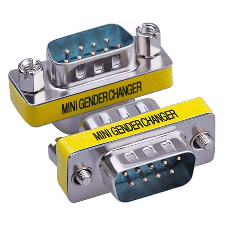 Serieller RS232 DB9 9-poliger Buchse zu Buchse Adapter Konverter, RS232 Stecker zu Stecker, RS232 Buchse zu Buchse