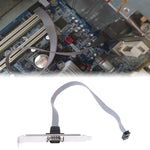 DB9 9-poliges Com-Port-Gehäusekabel / RS232 Portplattenkabel, Länge: 36cm, RS232, Länge: 36cm