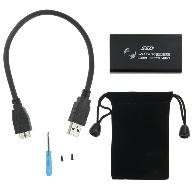 6Gb/s mSATA Solid State Disk SSD zu USB 3.0 Festplattengehäuse