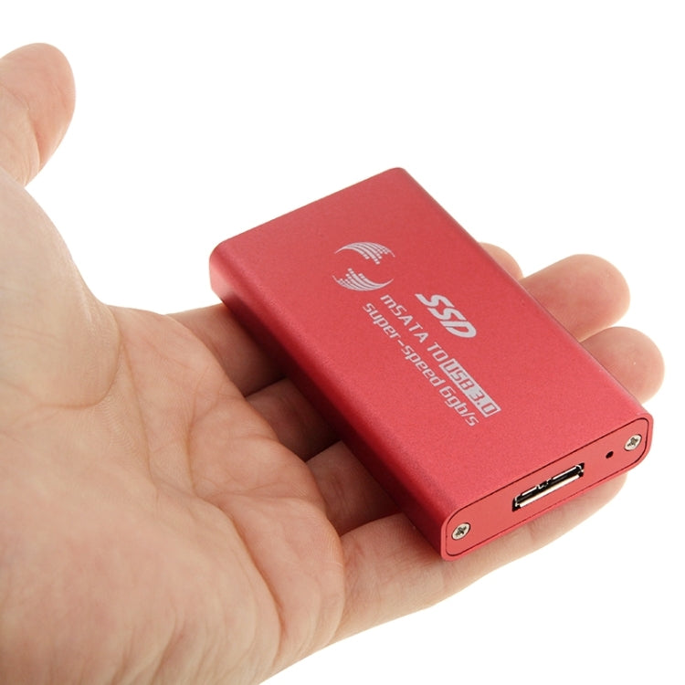 6Gb/s mSATA Solid State Disk SSD zu USB 3.0 Festplattengehäuse