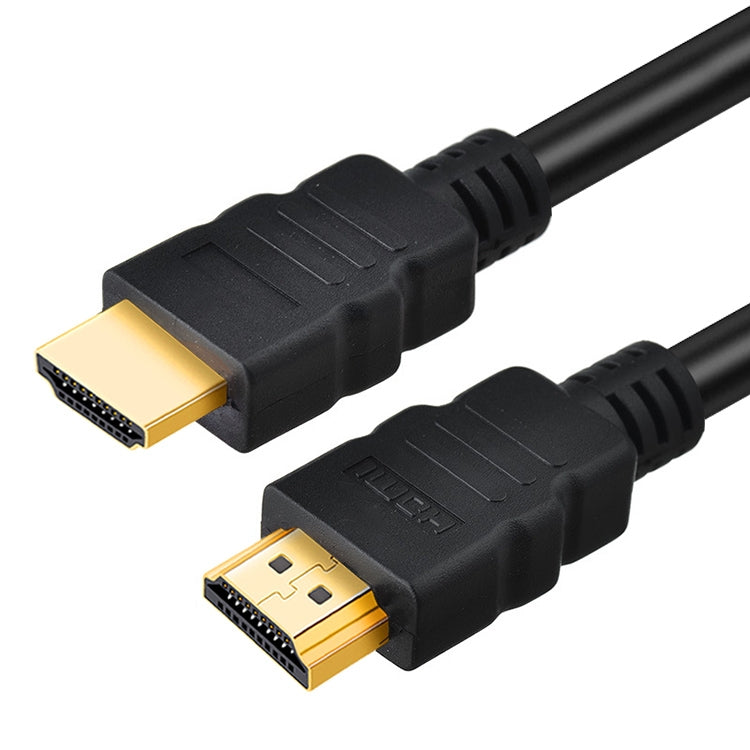1,8m HDMI 19-poliger Stecker auf HDMI 19-poliger Stecker Kabel, Version 1.3, Unterstützt HD TV / Xbox 360 / PS3 etc. (Schwarz + vergoldet), Vergoldeter HDMI, Länge: 1,8m