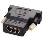 HDMI 19-polige Buchse auf DVI 24+1-poliger Stecker Adapter (vergoldet), HDMI Buchse auf DVI 24+1-poliger Stecker