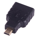 Micro HDMI Stecker zu HDMI Buchse Adapter (Vergoldet), Micro HDMI Stecker zu HDMI Buchse