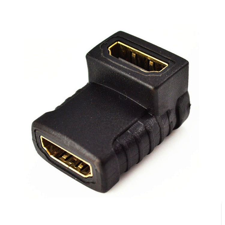 HDMI Winkelkupplung (Buchse auf Buchse) - 90 Grad (vergoldet), HDMI Buchse auf Buchse