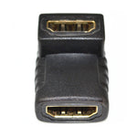 HDMI Winkelkupplung (Buchse auf Buchse) - 90 Grad (vergoldet), HDMI Buchse auf Buchse