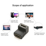 HDMI Winkelkupplung (Buchse auf Buchse) - 90 Grad (vergoldet), HDMI Buchse auf Buchse