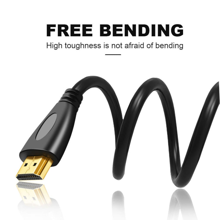 1,5m vergoldetes 3D 1080P Micro HDMI Stecker zu HDMI Stecker Kabel für Mobiltelefon, Kameras, GoPro, vergoldeter Micro HDMI, Länge: 1,5m
