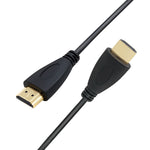 1,8m HDMI zu HDMI 19-poliges Kabel, Version 1.4, Unterstützt 3D, Ethernet, HD TV / Xbox 360 / PS3 usw. (vergoldet), Länge: 1,8m