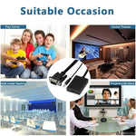VGA + Audio zu Full HD 1080P HDMI Video Konverter Box Adapter für HDTV, HDMI Buchse zu VGA Stecker + Audio Schwarz