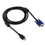 1,8m HDMI Stecker zu VGA Stecker 15-poliges Videokabel