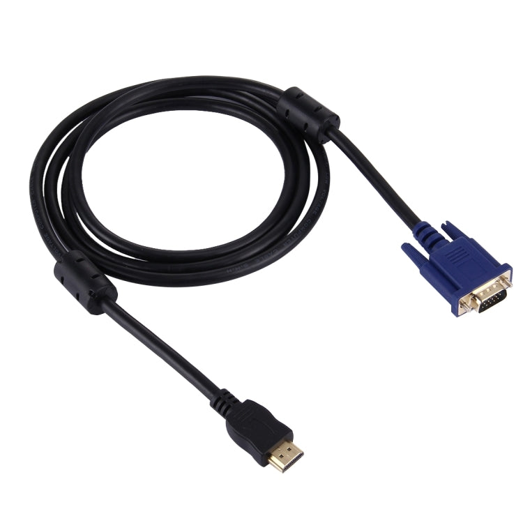 1,8m HDMI Stecker zu VGA Stecker 15-poliges Videokabel