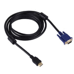 HDMI Stecker zu VGA Stecker 15-poliges Videokabel
