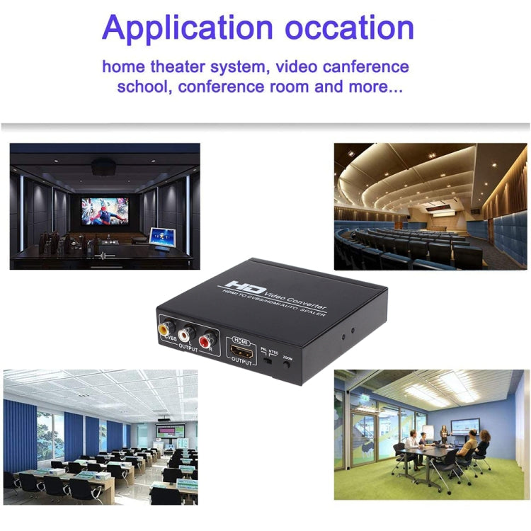 NK-10II HDMI zu HDMI/CVBS/AV Scaler Box Video Konverter, HDMI zu HDMI/CVBS/AV