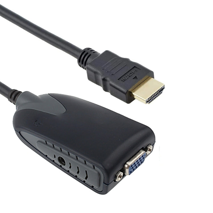 HDMI Stecker zu VGA Buchse Adapter mit Audiokabel, Länge: 50cm