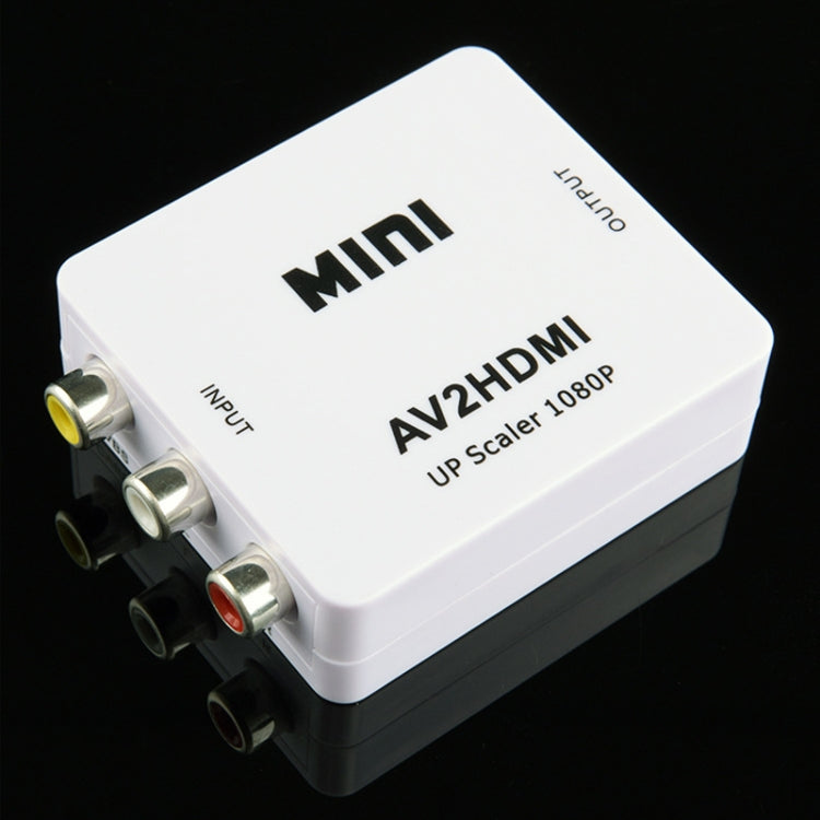 Mini CVBS/L+R Audio zu HDMI Konverter Adapter, CVBS/L+R Audio zu HDMI