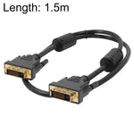 DVI 24+1P Stecker auf DVI 24+1P Stecker Kabel, Länge: 1,5m