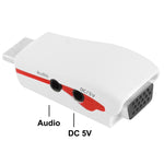 Full HD 1080P HDMI zu VGA Adapter für Strom und Audio, S-PC-0470, S-PC-0470B