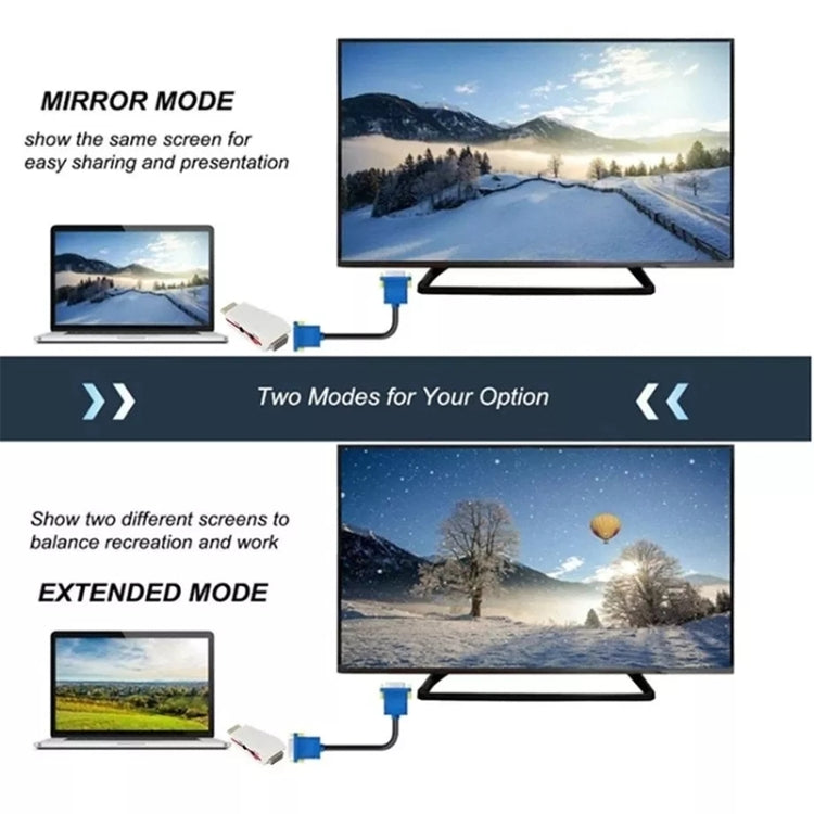 Full HD 1080P HDMI zu VGA Adapter für Strom und Audio, S-PC-0470, S-PC-0470B