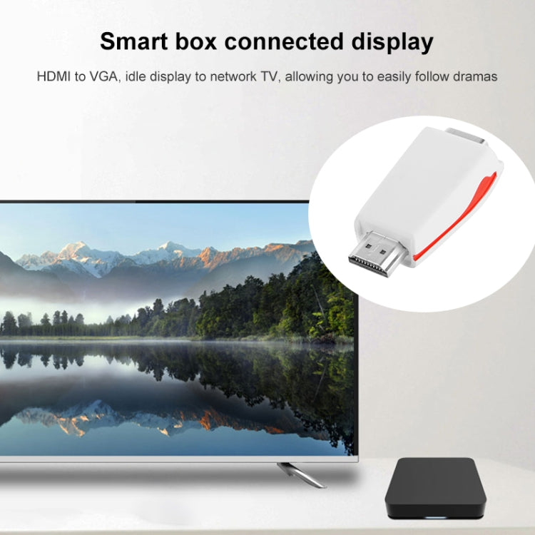 Full HD 1080P HDMI zu VGA Adapter für Strom und Audio, S-PC-0470, S-PC-0470B