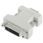 DVI-I 24 + 5-polige Buchse zu VGA 15-poliger Stecker Konverteradapter, DVI 24+5-polige Buchse