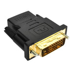 DVI-D 24+1-poliger Stecker zu HDMI 19-poliger Buchse Adapter für Monitor / HDTV