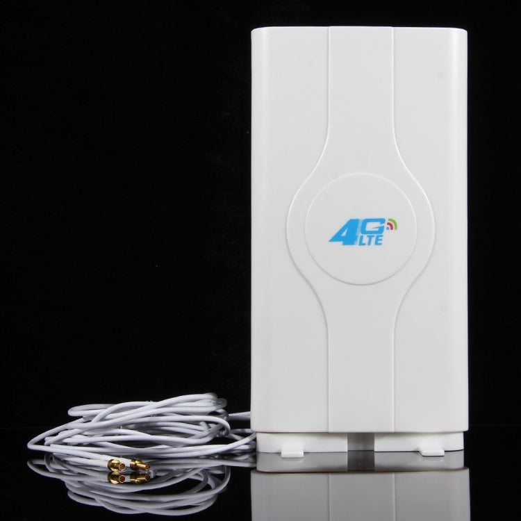 LF-ANT4G01 Innen 88dBi 4G LTE MIMO Antenne mit 2 Stück 2m Anschlusskabel, TS-9 Anschluss, TS-9 Anschluss