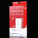 LF-ANT4G01 Innen 88dBi 4G LTE MIMO Antenne mit 2 Stück 2m Anschlusskabel, TS-9 Anschluss, TS-9 Anschluss
