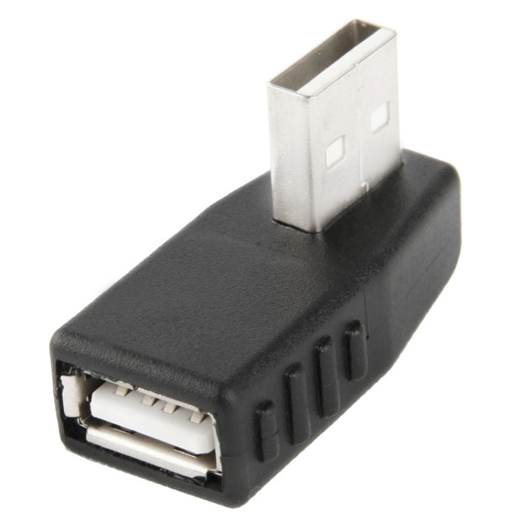 USB 2.0 AM zu AF Adapter mit 90 Grad Winkel, unterstützt OTG Funktion, 90 Grad rechter Winkel, 90 Grad linker Winkel