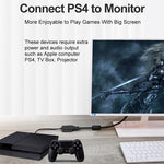 22cm Full HD 1080P Mini HDMI Stecker zu VGA Buchse Videoadapterkabel mit Audiokabel, Mini HDMI