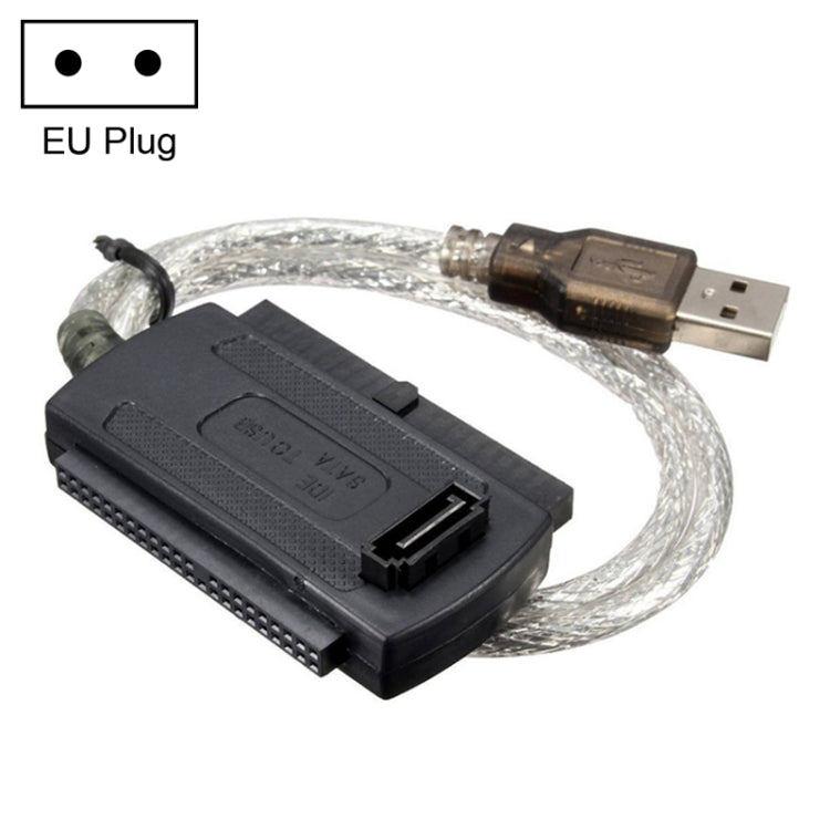 USB 2.0 zu IDE & SATA Kabel Kabellänge: ca. 55cm, USB 2.0 zu IDE & SATA (EU Stecker), USB 2.0 zu IDE & SATA (US Stecker), USB 2.0 zu IDE & SATA (UK Stecker)